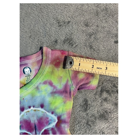 Gerber Infant Tie-Dye Wrap‎ T-Shirt 0-3M Cotton Multicolor - Picture 5 of 6
